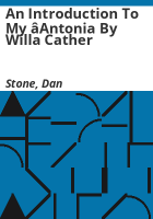 An_Introduction_to_My___Antonia_by_Willa_Cather